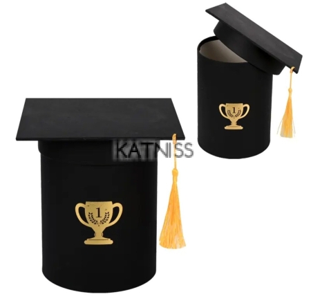 Черна кутия за абитурнетски бал с купа