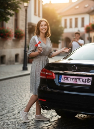 Car sign “Prom” | Graduation Car Plate