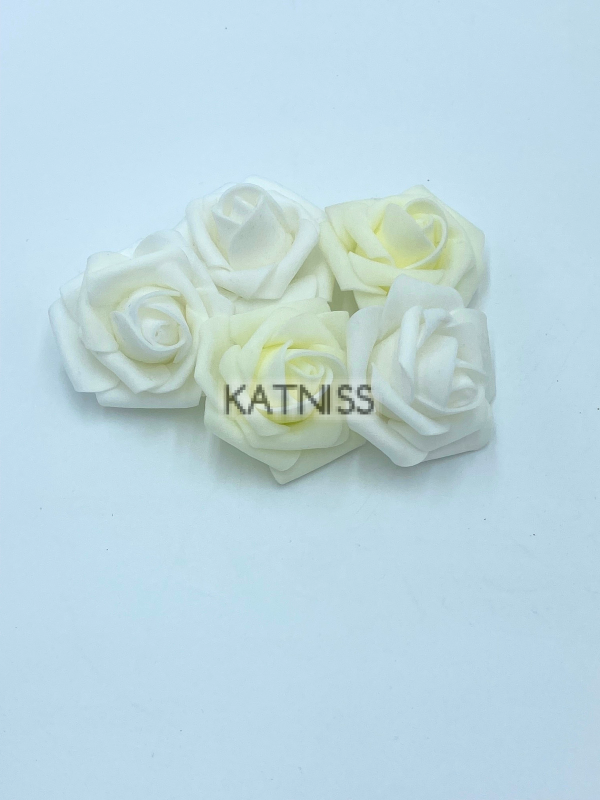 Изкуствена бяла и кремава роза / Artifical White And Cream Rose