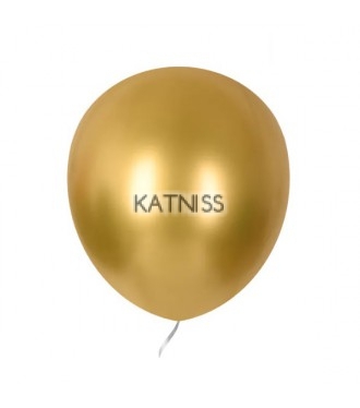 Тъмно жълт балон хром - 33 см / Dark yellow balloon chrome - 33 cm