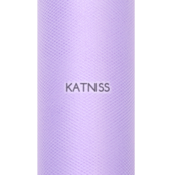 Гладък тюл в цвят люляк - 15 см/9 м