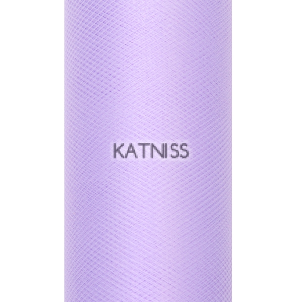 Гладък тюл в цвят люляк - 30 см/9 м