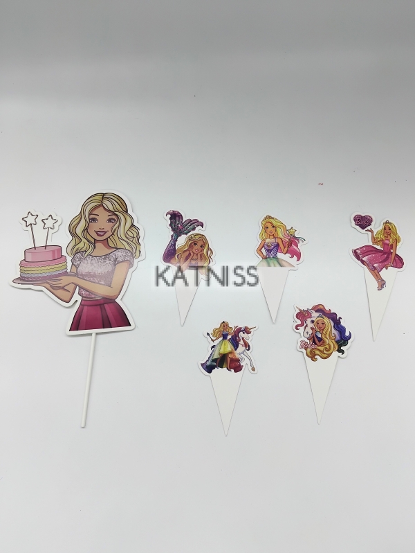 Топери за торта с Барби