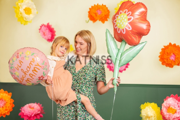 Фолиев балон под формата на цвете