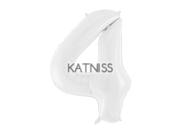 ФОЛИЕВ БАЛОН ЦИФРА БЯЛ ОТ 1 ДО 9 -110/39 СМ