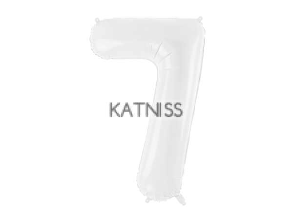 ФОЛИЕВ БАЛОН ЦИФРА БЯЛ ОТ 1 ДО 9 -110/39 СМ