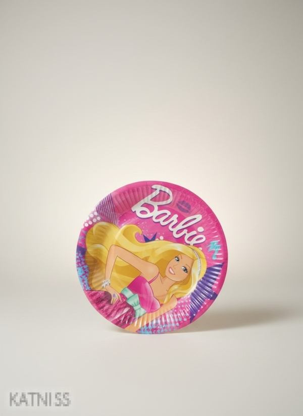 Картонени чинийки Barbie