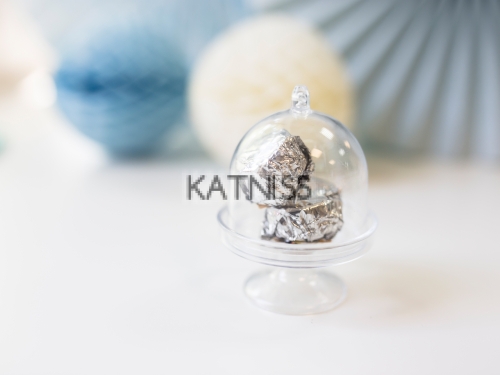 прозрачна  кутия за бонбон  сладки - 5.5х7.5 см /  Candy Box - 5.5x7.5 cm