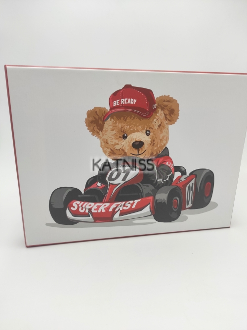 Подаръчна кутия с мече - 29х21 см / Present box with bear - 29x21 cm