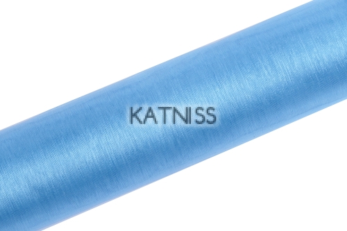 Светло синя органза ролка - 16 см/9 м