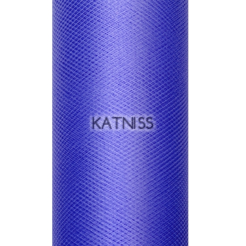 Тъмно син гладък тюл - 30 см/9 м