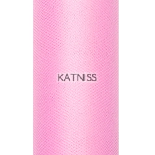 Розов гладък тюл - 30 см/9 м