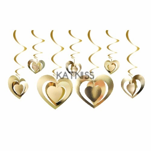 3D ВИСУЛКИ СЪРЦА С РАЗЛИЧНИ РАЗМЕРА 9 БР.МИКС