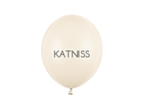 Латексов светло бежов балон пастел