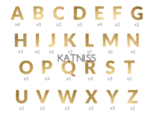 БАНЕР АЗБУКА ЗЛАТО 14 СМ 63 БР