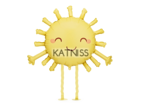 фолиев балон слънце с ръчички и крачета