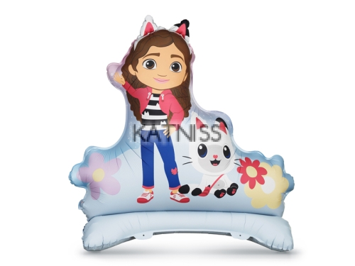 ФОЛИЕВ БАЛОН КЪЩИЧКАТА НА ГАБИ"- 92/92.5СМ. СТОЯЩ   /GABIBY'S DOLLHOUSE STANDING FOIL BALLOON 